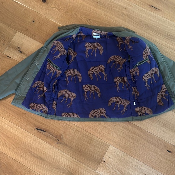 Gant Rugger - Green Jacket with Brown Collar - Picture 4 of 4